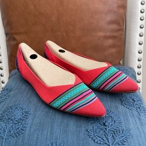 Rothy’s Points - Blaze Ribbon - Size 11